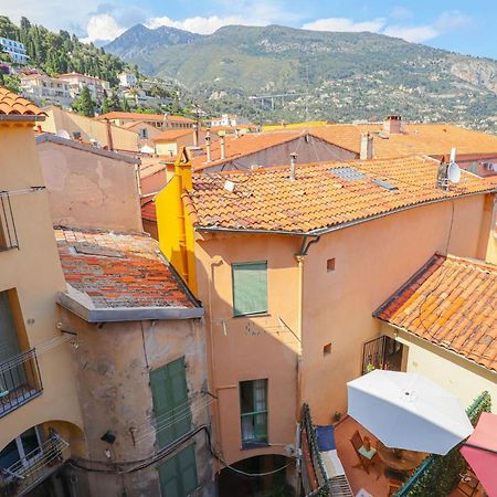 'La Belle Vue Mer' Cozy Appartement, Centre, Plage Menton Exteriör bild