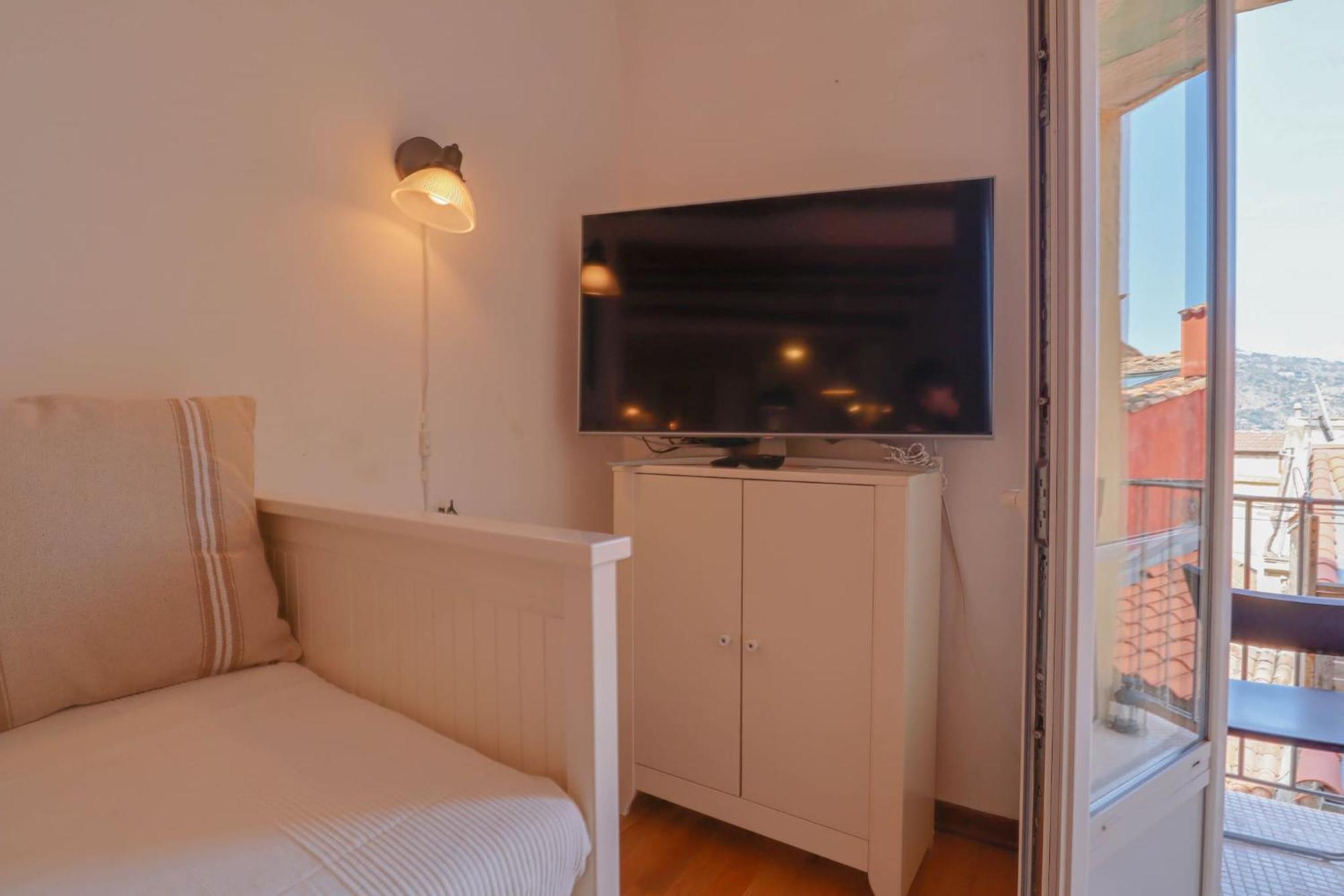 'La Belle Vue Mer' Cozy Appartement, Centre, Plage Menton Exteriör bild